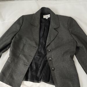 Le Suit Charcoal Women's Blazer